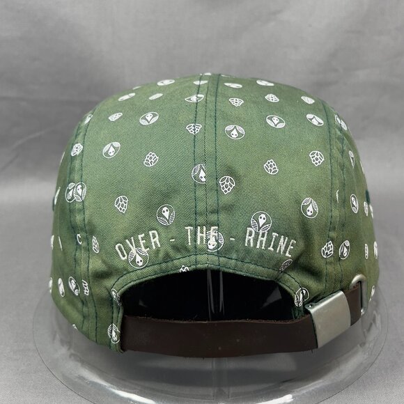 Rhinegeist Brewery Strapback Hat Cap Green 5 panel Beer Cincinnati Ohio USA Mens - Picture 3 of 15
